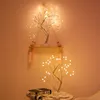 Led nachtlampje mini kerstboom koperdraad garland lamp voor thuis kinderen slaapkamer decor sprookjes licht luminaire vakantie verlichting