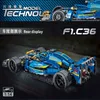 Technic Expert Super Speed Champions Car Blocs Buildings F1 Racing Vehicle Model Model Bricks Toys Giver pour petit ami J1204267W7017179