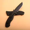 Promozione 6045BLK Coltello a lama pieghevole 8Cr13Mov Lame rivestite in titanio Coltelli tascabili con manico G10 nero con scatola al minuto