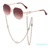 Sonnenbrille Kette Frauen 2022 Anti-drop Lanyard Unregelmäßige Brille Trend Luxus Geburtstag Geschenk Designer Marke