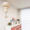 Decoración hecha a mano para habitación de niños, estilo nórdico, dormitorio para niños, jardín de infantes, tejido de ratán, globo de aire, artesanía, decoración para colgar en la pared 201758092