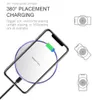 Haute qualité GY68 10W chargeur sans fil rapide câble USB Qi chargeur rapide pour Samsung Galaxy S10 S20 S9 Note 10 iPhone 12 11 Pro Max X Plus avec boîte de vente au détail