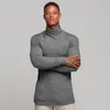 MuscleGuys New Spring High Neck Sweater Warm Men Moda Marca Turtleneck Menses Meninas Slim Fit Men Knitwear Male 201203