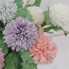 2021 Boule de simulation chrysanthèmes Décor à la maison Fleurs artificielles 2 Simulation de tête Hortensia Party Wedding Decor Fake Flower T9I001114