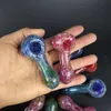 bol de pipe en verre pipes à cuillère roses fumant la pipe à main en verre 2,9 pouces petite poche enivrante Frit Inside Out bol à fumer meilleure qualité