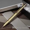 Gratis verzending metalen gouden balpenset schoolkantoor benodigdheden balpen stationery roller ball handtekening pen serieuze balpoint pennen