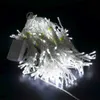 18M x 3M 1800-LED Lumière Blanche Chaude Romantique Noël Mariage Extérieur haute luminosité Décoration Rideau Guirlande Lumineuse Blanc