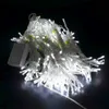 Best Sprzedawca 18 M X 3M 1800 LED Ciepłe Białe Light Romantyczny Boże Narodzenie Ślub Outdoor High Brightness Decoration Curtain Light String White