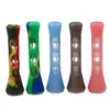 Silicone Smoking Pipe Glass Bongs 3.4 Inches Sigaretten Handleidingen Draagbare Mini Tabak Pijp Sigaretten