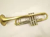 Hoogwaardige BB Tune Trumpet Brass Geplaatste Lacquer Gold Professional Musical Instrument met Case Mondstuk 2927285