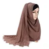 2020 년 이슬람 여성 거품 쉬폰 스카프 히잡 풀라 팜므 musulman 일반 숄 이슬람 머리 스카프 의류 아랍 랩 머리 스카프