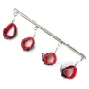 BDSM giocattoli in acciaio inox regolabile Spreader Bar Bondage Set unisex sesso manette polsini della caviglia fetish restrizioni catene Y201118