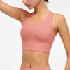 Intimo sportivo da donna Tanks Camis abiti da yoga bella schiena nuda velocità asciutta raccolta corsa abbigliamento yoga fitness reggiseno antiurto canotta