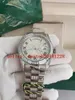 Sälj Luxury Unisex Fashion Watches 36 MM 118346 Day Date President Roman Dial Asia Automatic Mechanical Unisex Platinum Diamon191J