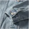 Tsingyi Appliques Cartoon Duck Vintage White Wash Women Men Denim Jacket Turndown Collar Long Sleeve Men Bomber Jeans Jacket T200502