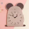 Muurklokken gratis verzendklok houten meisjes kamer kids slaapkamer digitale schattige mooie reloj pared ornamenten ob50gz