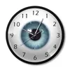 目の眼球瞳孔コアサイトビュー眼科静かな静かな壁掛け時計すべて見る人体解剖学的なノベルティ腕時計ギフト220121
