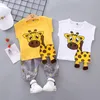 New Fashion Summer Baby Boys Girls Clothes Kids Cartoon Vest Shorts /Set Toddler Clothing Infant Tracksuits Children Costume LJ201221