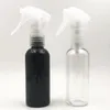 高品質のシニーブラックトリガー消毒剤クロロホルムスプレーボトル100ml 120ml 200ml 250ml 300ml 500ml空の丸いプラスチックファインミストボディスプレーボトルフリー船