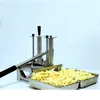 Francês fritada batata tira cortador batatas manual vegetal cenoura microfeta máquina de corte mão empurrar batatas fritas flutuporte lâmina
