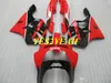 Kit carrosserie carénage pour KAWASAKI Ninja ZX6R 636 94 95 96 97 ZX 6R 1994 1997 ABS Rouge noir Carénages carrosserie + Cadeaux KS08