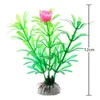 Kunstmatige onderwaterplanten aquarium plastic gesimuleerd water gras vissen tank groen paars rood water gras kijkend decoraties dbc2029968