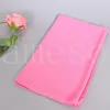 Femmes plaine bulle en mousseline de soie écharpe hijab wrap couleur unie châles bandeau musulman hijabs foulards/écharpe 78 couleurs DB344