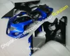 Blue Black Fairings For Suzuki 2004 2005 GSXR 600 750 K4 GSXR600 GSXR750 04 05 GSX R600 R750 Fairing Body Kit (Injection molding)