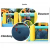 子供屋外膨脹可能なスライドキャッスルジャンプガーデンサプライハウスユースウォータートランポリンのための子供のインフレータブルスライドスライドの弾む城ゲームウォーターズパークプール