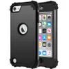 Tough Armor Case Full Body Beschermende Impact Harde PC + Zachte Siliconen Hybrid Duty Rubber Cover voor iPod Touch 7, iPod Touch 6 Touch 5