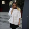 Fursarcar echte nertsen bontjas lederen poncho natuurlijke herfst winter vrouwen echte bont luxe kleding voor vrouwelijke bovenkleding 201212