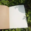 Винтажные коричневые бумажные дневники блокноты путешествия путешествия крафт ноутбуки простые чистые цветные ноутбуки 60 листов для студентов школьный офис