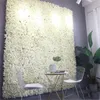 Ghirlande di fiori decorativi Muro di fiori di nozze di moda con supporto Telaio tubo piegato in ferro nero per forniture di decorazioni per feste