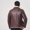 Men's Clothing Male PU Leather Jacket Men's Coat Fashion Casual Man Apparel High Quality Men's Winter Coat OGMANDO 220211