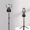 Taşınabilir selfie stick 360 rotasyon otomatik yüz nesne izleme kamera tripod tutucu akıllı çekim telefon mount vlog video
