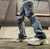 Erkek Pantolon Amerikan PAF3 0 Basit Yüksek Sokak Vibe Klasik Pileli Yapısı Rahat Mikro La Tulum Trend Pantolon