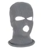 3 otwór pełna maska ​​maska ​​narciarska maska ​​zimowa czapka Balaclava Hood Motocykl Motocykl Kask Motocykl Motocykl pełny Kask Armii Tactical Mask 2021