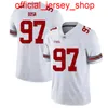 NCAA Alabama Carmesim Maré Jersey 13 Tua Tuavailoa 97 Nick Bosa 7 Dwayne Haskins Jr American College Football Wear