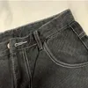 Koreaanse mode vrouw jeans losse casual rechte been highwaist jeans vrouwelijke streetwear lente en herfst broeken 201223