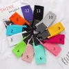 Großhandel Strümpfe Damen Herren 12 Farben Strümpfe Kniestrümpfe Mode Socken Sport Fußball Cheerleader Lange Socken Baumwolle Multi Farben