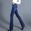 2020 المرأة الجديدة عالية الجودة الأزياء عارضة الجينز سليم جينز LJ201012