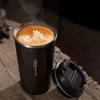380/500 мл термос кофе кружка из нержавеющей стали 304 Thermo Cup Travel Coffee кружка вакуумные колбы термо кружка для автомобильных водных бутылок 201118