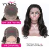 Perruque Lace Closure Wig malaisienne Remy naturelle, cheveux humains, Body Wave, 4x4, 30 pouces, 13x4, Transparent HD, pour femmes noires, 7699541
