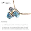 necklace pendant necklaces for women geometric stone chokers zinc alloy link chain necklace collares populares mujer Y200323