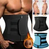 Mężczyźni odchudzanie body sauna neopren sauna trening talia Trener Trainer Pasek do odchudzania Pasek brzucha z podwójnymi paskami1278z