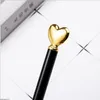 Penna in metallo Penne a sfera durevoli Modellazione del cuore Penna in metallo Penna in cristallo Creativo Scuola Cancelleria per ufficio Articoli per la scrittura penne per segni WMQ184