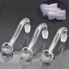 high quality Smoking Pipes male female clear thick pyrex glass oil burner pipe for oilling rigs glass bongs big bowls cheapest