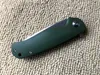 High Quality Ball Bearing Fast Open Flipper Folding Blade Knife D2 Drop Point Satin Finish Blade Green G10 Handle EDC Pocket Knives