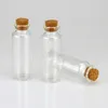 20ml transparente vidro vazio garrafas mini desejando frasco de frasco portátil portátil portátil cosmético armazenamento de óleo de óleo bh6024 wly