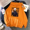 Jujutsu Kaisen Satoru Gojo Baskı Erkek Moda Karikatür Hoody Sonbahar Kış Polar Tişörtü Gevşek Boy Giyim Unisex X1227